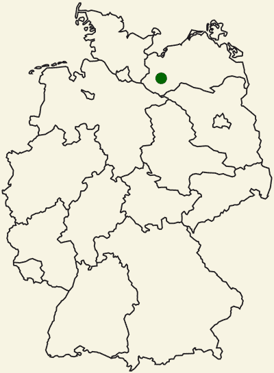 Karte Deutschland mit der Lewitz